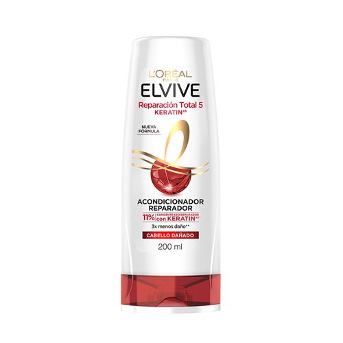 Acondicionador Elvive Reparación Total 5 Keratin 200 Ml