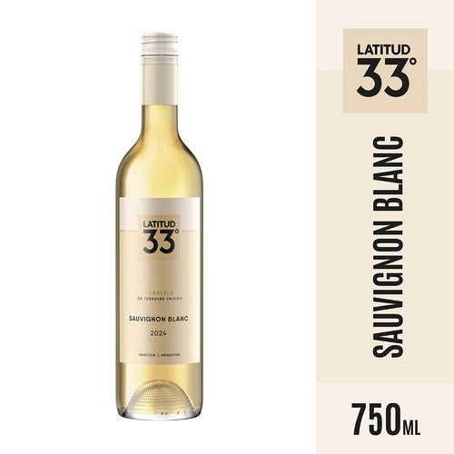 Vino Latitud 33 Sauvignon Blanc 750 Cc