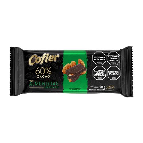 Chocolate Amargo Con Alm Cofler 60