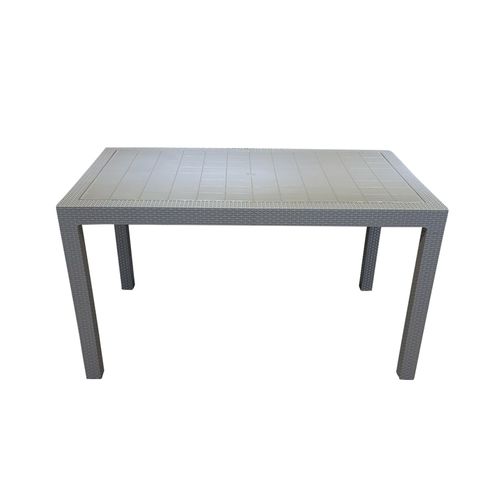 Mesa Plástica  Ratan Capuch 150x90 Cm Voss2000