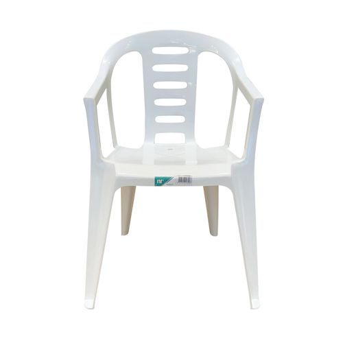 Silla Plastica Garden  Blanca Nr