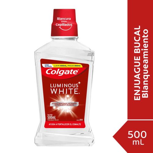 Enjuague Bucal Colgate Luminous 500 Ml