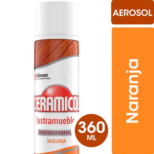 Lustramuebles Multisuperficies Ceramicol Naranja 360 Ml