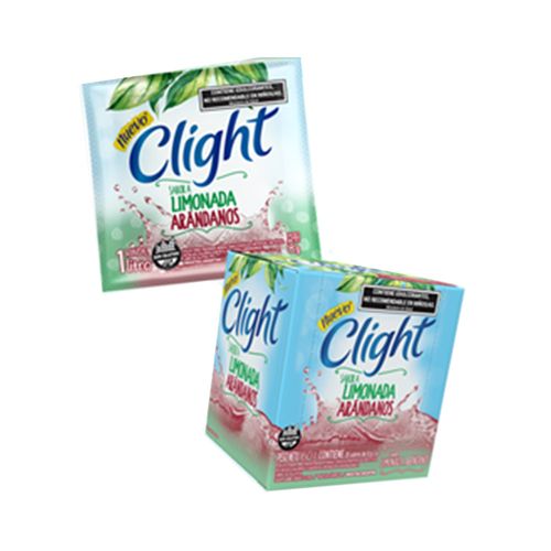 Jugo En Polvo Clight Limonada Arandano X 8 Gr