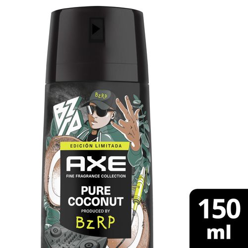 Desodorante Axe Bzrp Pure Coconut X 150 Ml