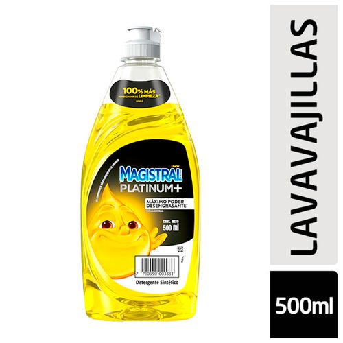 Detergente Magistral Platinum Limon Ama 500ml