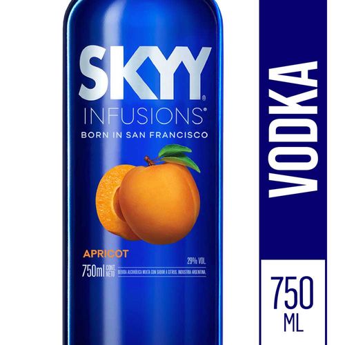 Vodka Skyy Infusions Apricot 750 Ml