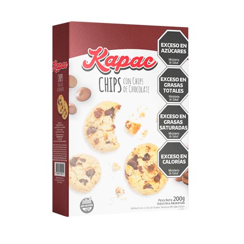 Galletitas Kapac Con Chips De Chocolate 200 Gr