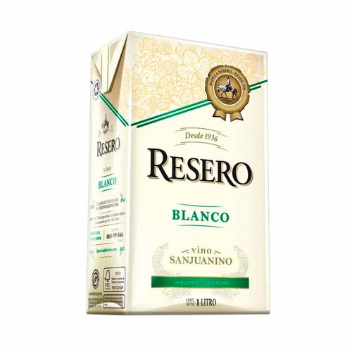 Vino Resero Blanco 1lt Brk