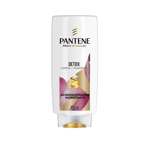 Acondicionador Pantene Detox Limpia Purifica 700 Ml