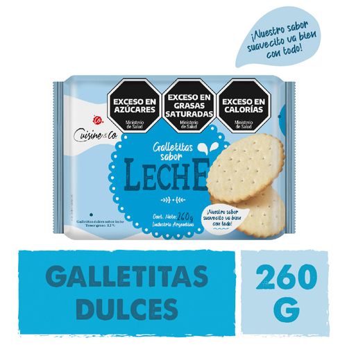 Galletitas Dulces Sabor Leche Cuisine & Co Nbe