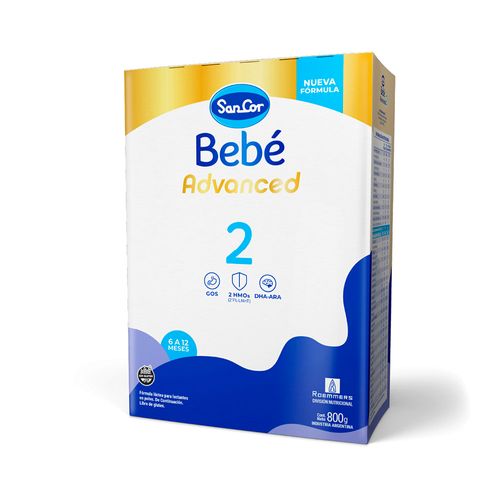 Leche En Polvo Sancor Bebe Advance Lata 3 X 800g