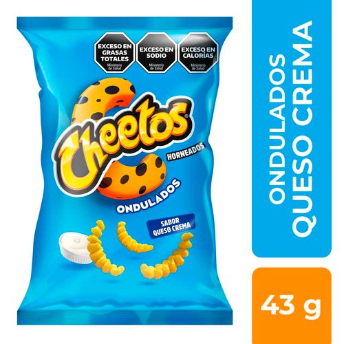 Ondulados Queso Crema X 43 Gr Cheetos