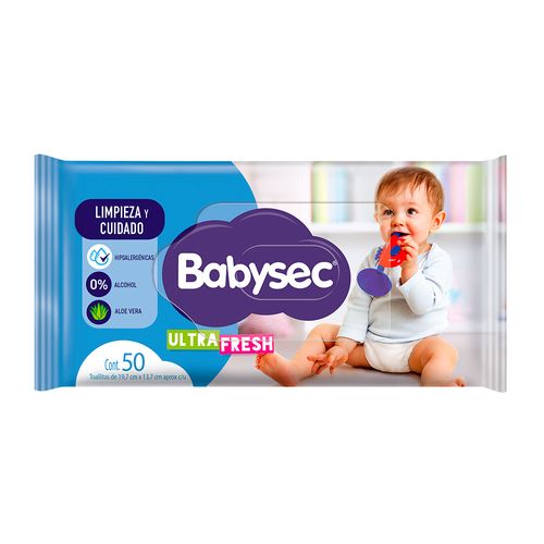 Toallitas Humeda Ultra X 50 Un Babysec