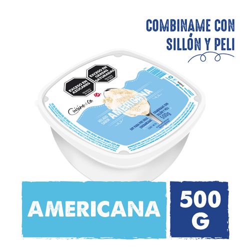 Helado Americana X 500 Gr Cuisine & Co