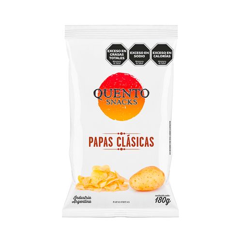 Papas Fritas Quento Snacks Clás 180gr