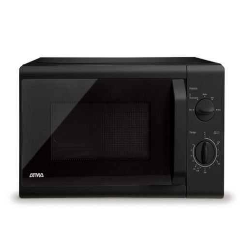 Microondas Rotativo Negro Atma 20 L