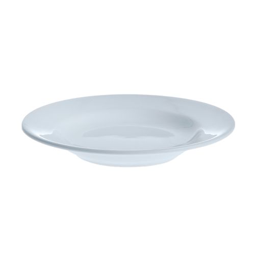 Plato Hondo 21 Cm Ceramica Blanca Linda Krea