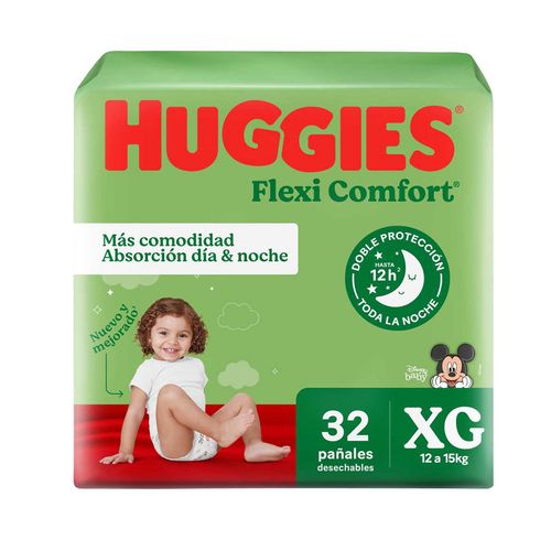 Pañales Huggies Flexi Comfort Disney Xg X32