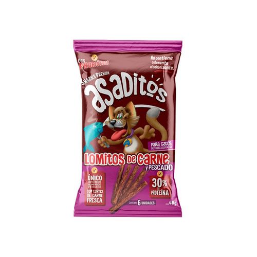 Snack Asaditos Para Gatos 40gr