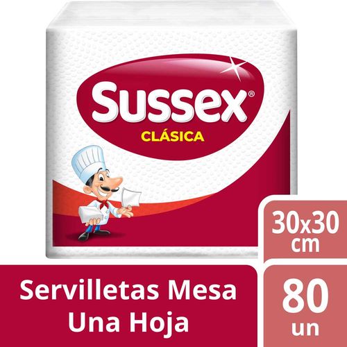 Servilleta Clásica Hoja Simple 80 Un Sussex