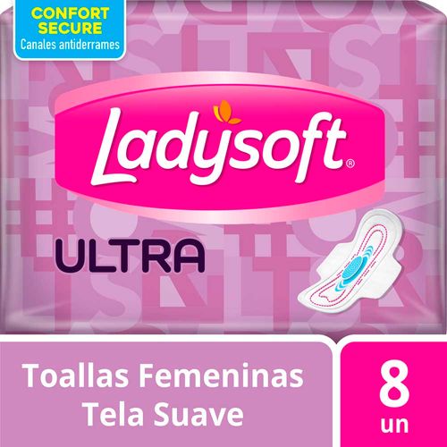 Toallas Femeninas Ultra Suave 16 Un Ladysoft