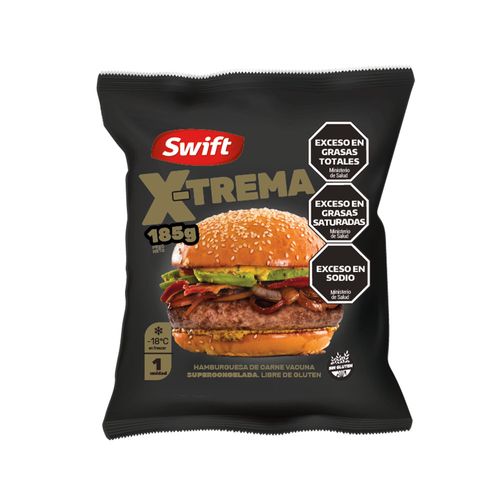 Hamburguesa Swift X-trema 1 U X 185 Gr
