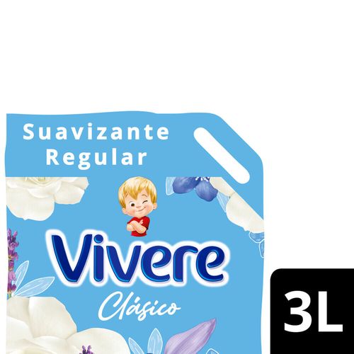 Suavizante para ropa Explosión Floral Clásico Doypack 3 L Vivere