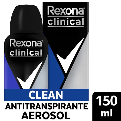 Antitranspirante en aerosol Clinical Clean 150 Ml Rexona