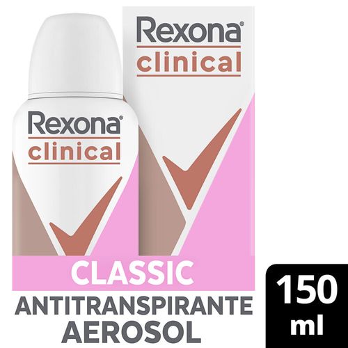 Antitranspirante En Aerosol Rexona Clinical Classic 150 Ml