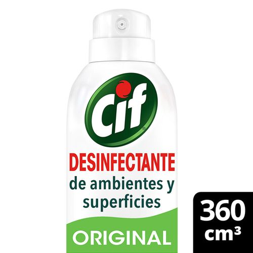 Aerosol Desinfectante Ambientes Y Superficies Cif Original 360 Cm3