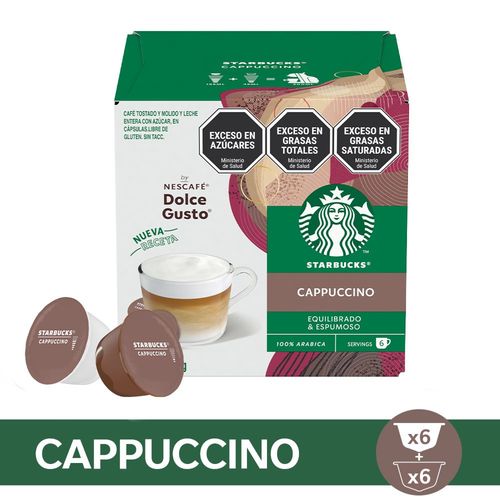 Starbucks® Cápsulas Cappuccino 12 U