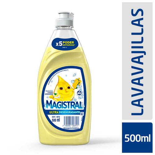 Detergente Ultra Limón Cremoso X  500 Ml Magistral