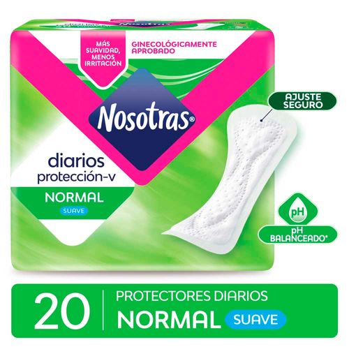 Protector Diario Nosotras Normal Con Caléndula X 20 U