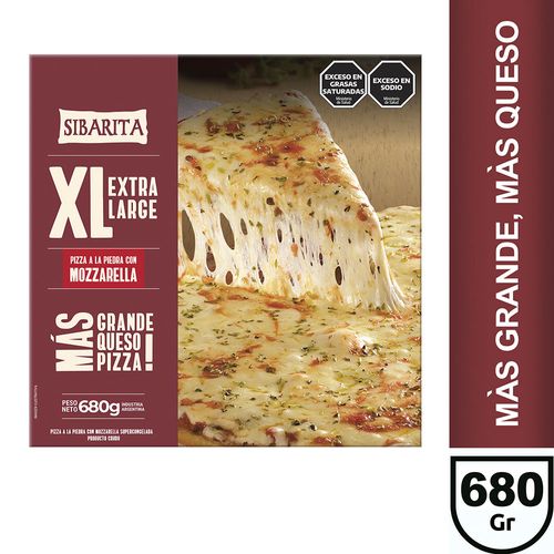 Pizza Sibarita Mozzarella Xl X680g