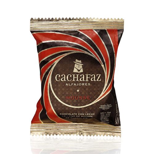 Alfajor Relleno De Mousse X 50 Gr Cachafaz