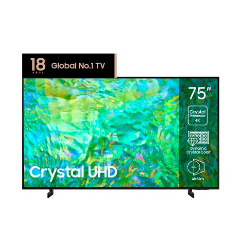 Smart TV 75 Pulgadas Crystal Uhd Cu8000 Samsung