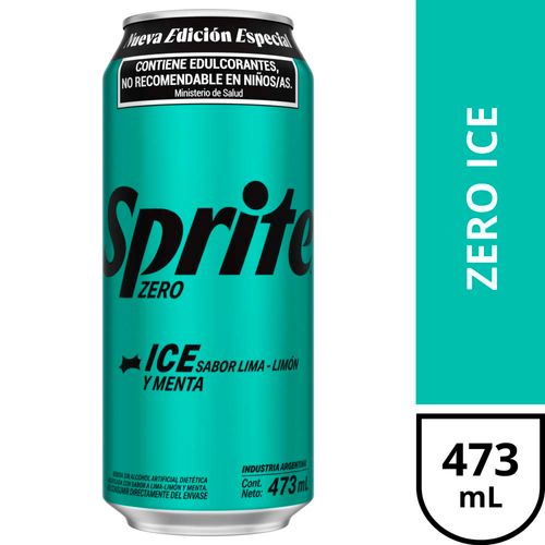 Gaseosa Zero Lima Limon Ice Menta X 473 Cc Sprite