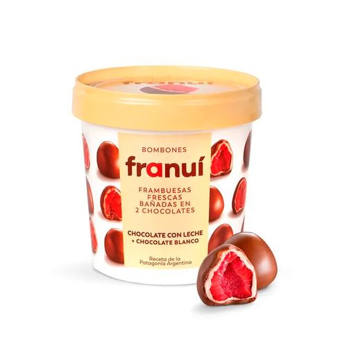 Bombón De Frambuesa Franui Leche 150 Gr