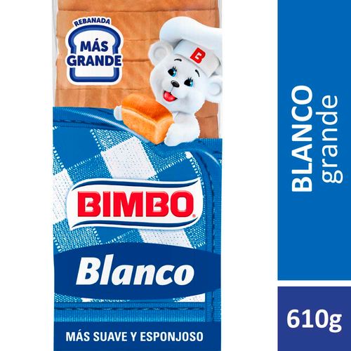Pan Blanco 610 Gr Bimbo