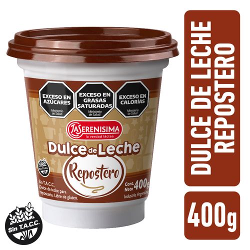 Dulce De Leche La Serenísima Repostero 400g