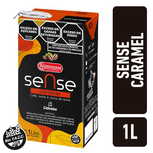 Bebida Lactea A B/ Leche Ent Ls Sense Caramel Brik 1l
