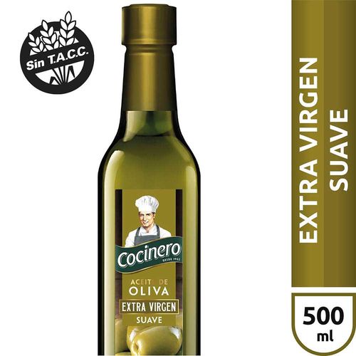 Aceite Oliva Extra Virgen Suave Cocinero 500 Ml