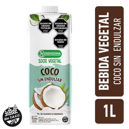 Bebida Vegetal La Serenisima Coco - 1l