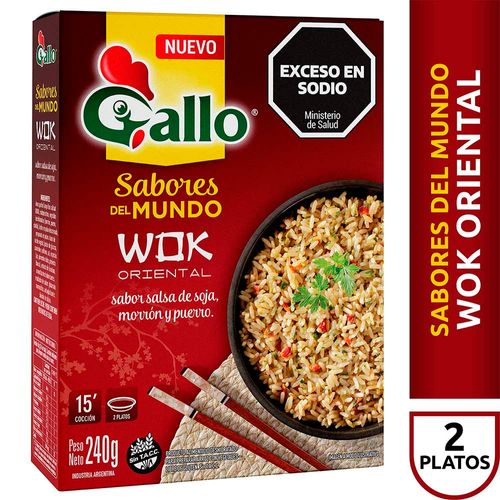 Arroz Wok Oriental Gallo 240 Gr