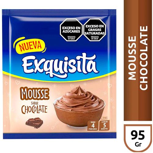 Mousse De Chocolate Exquisita X 95 Gr