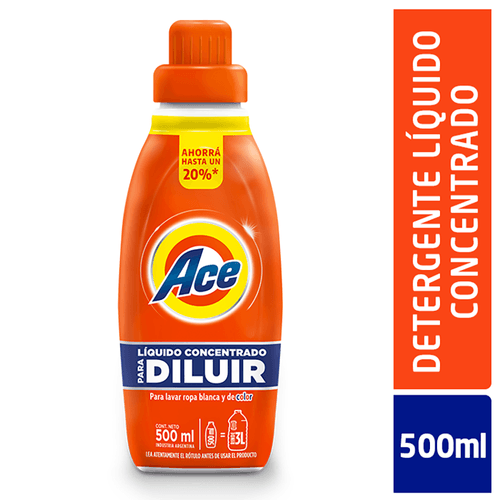 Jabon Diluible Ace Clasico Bot 500ml