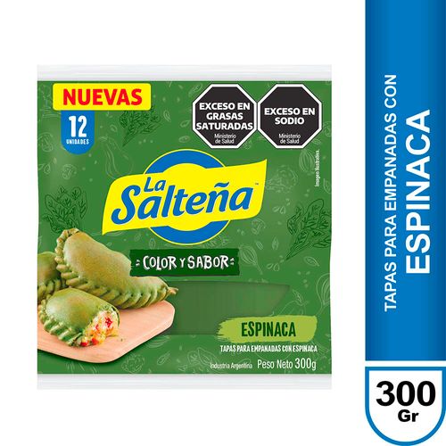 Tapas Sabor Espinaca X 300 Gr La Salteña