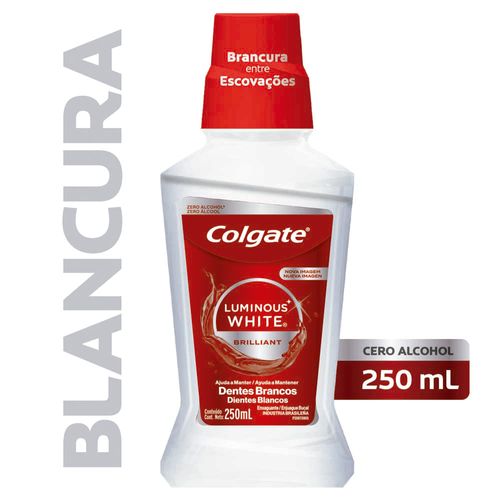 Enjuague Colgate Luminous White 250ml