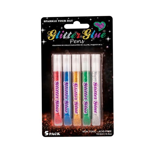 Lapicera Glitter 10.5 Ml X 5 Ubl